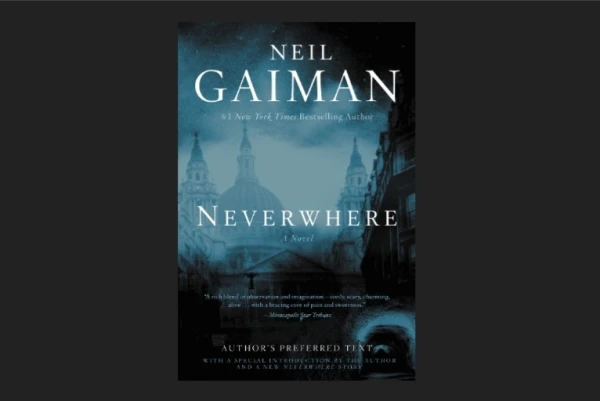 Front cover of the novel Neverwhere by Neil Gaiman.