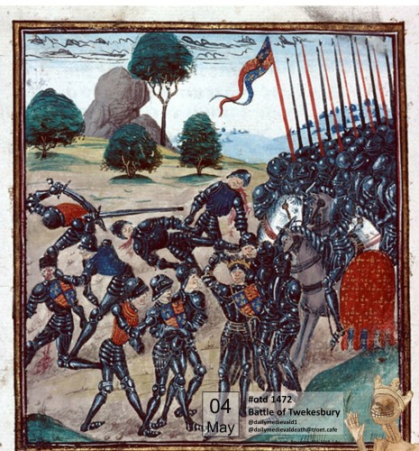 The picture shows a battle scene